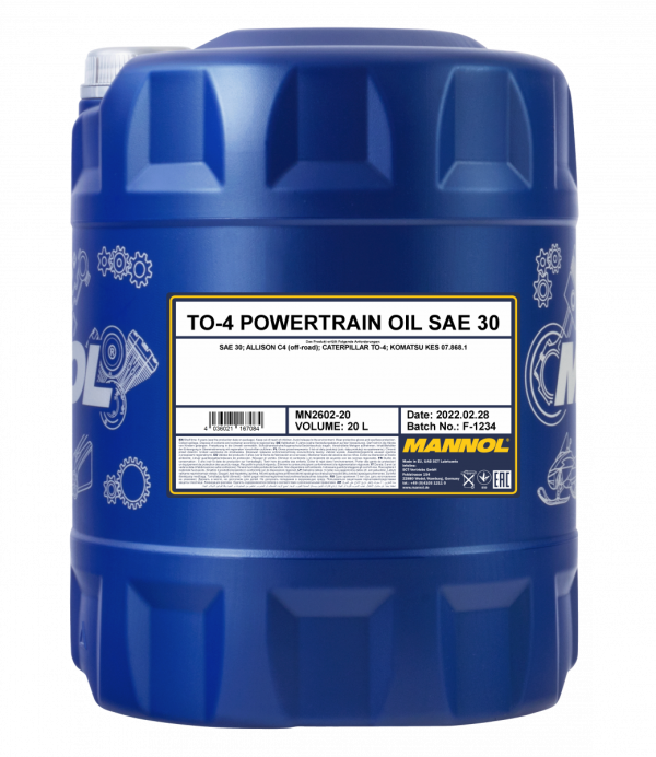 ACEITE TO-4 SAE 30  ENGRANAJES HIDRAULICO FRENOS MANNOL