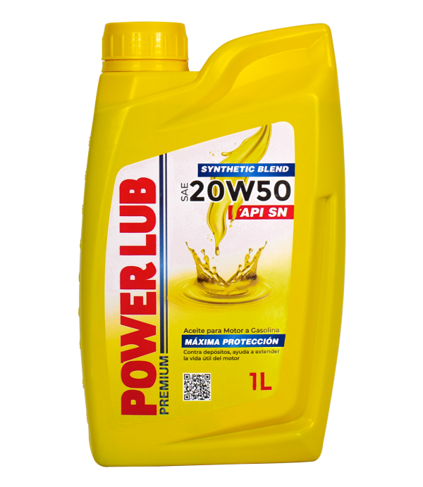 ACEITE 20W50 SN SYNTETIC BLEND POWER LUB