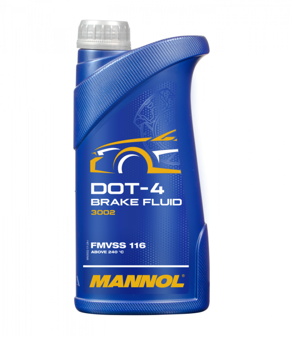 LIQUIDO DE FRENOS SINTETICO DOT 4  MANNOL