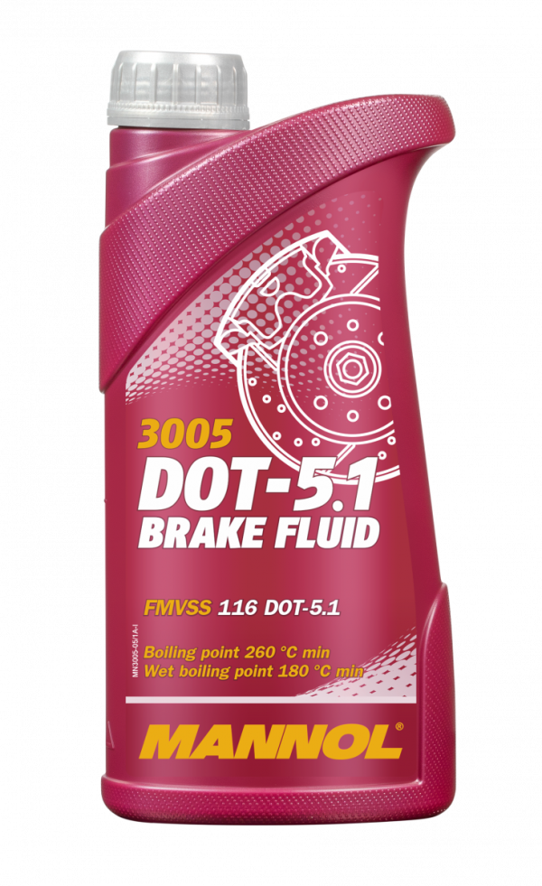 LIQUIDO DE FRENOS SINTETICO DOT 5  MANNOL