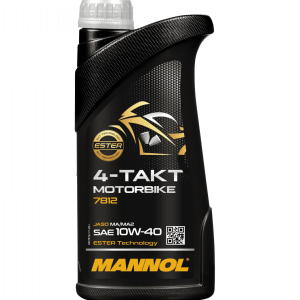 10W40 4T MOTOBIKE SINTETICO PLASTICO MANNOL