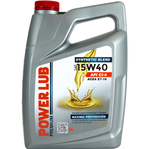 ACEITE 15W40 CI 4 ACEA E7 16 SYNTETIC BLEND POWER LUB