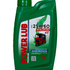 ACEITE 4T 25W60 SN JASO MA2 MOTO TAXI POWER LUB