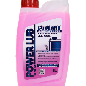 COOLANT REFRIGERANTE ROSADO 50% POWER LUB