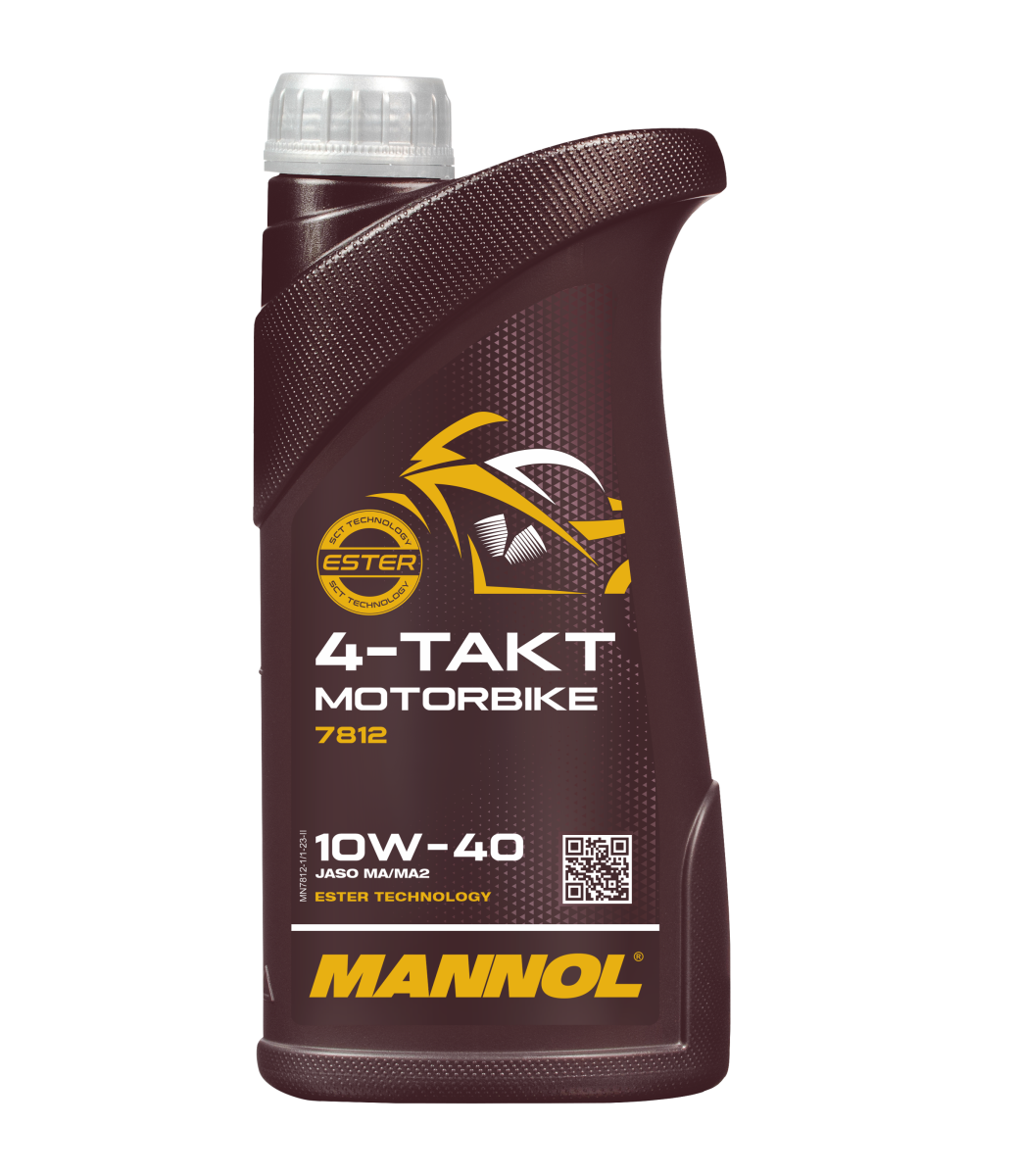 10W40 4T MOTOBIKE SINTETICO PLASTICO MANNOL